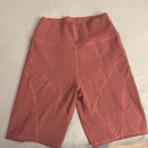 Muave pink high waist biker shorts